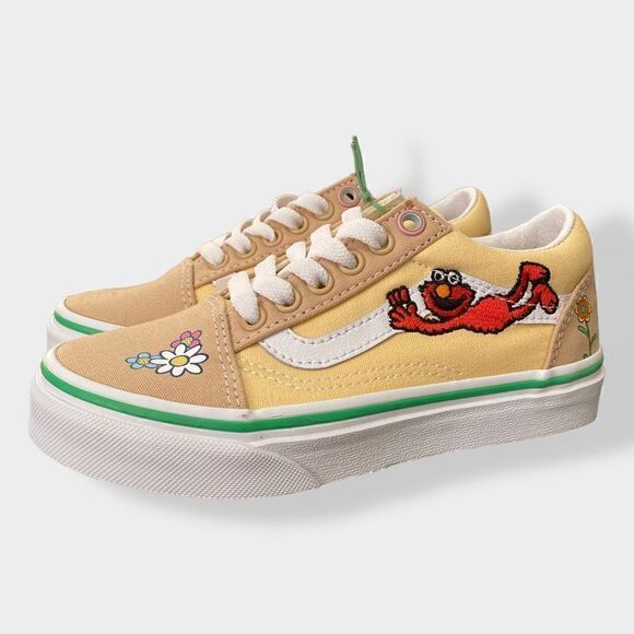 Vans Old Skool x Sesame Street Elmo Toddler Sneakers Shoes size 12.5 New w/ Tags - Picture 1 of 11